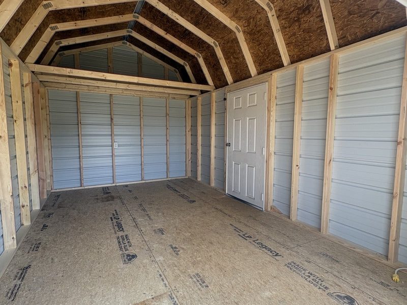 10x16 Metal Lofted Garage