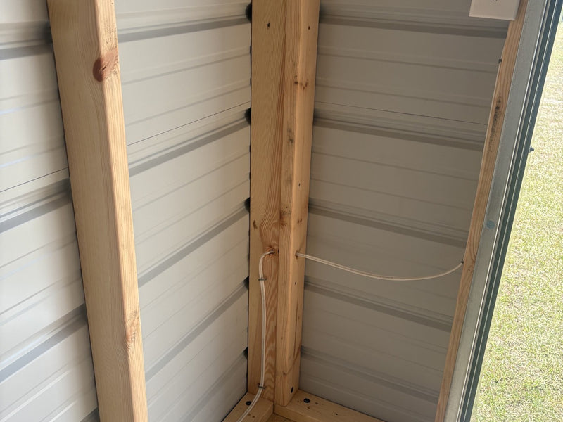 10x16 Metal Lofted Garage