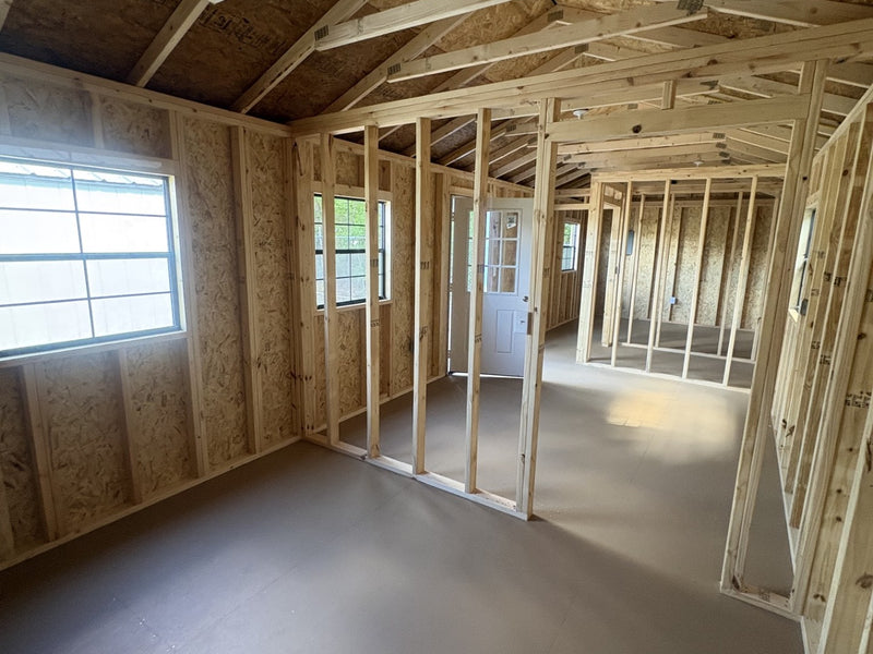 12x36 2 Bed 1 Bath Tiny Home Shell