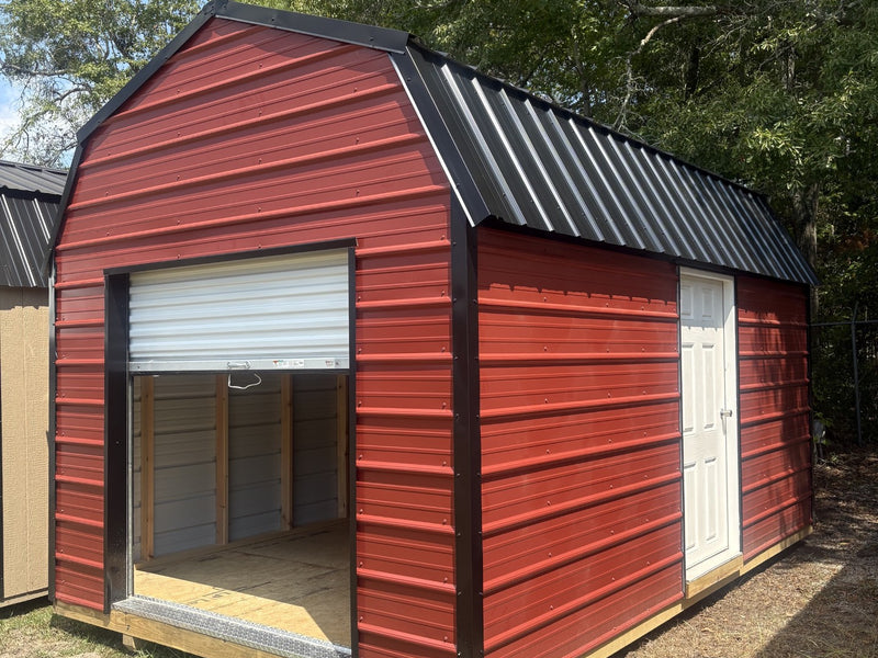 10x16 Metal Lofted Garage