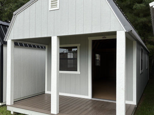 12x32 Lofted Barn w/ Porch