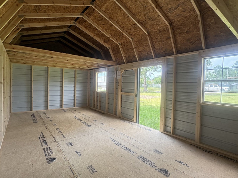 12x24 Metal Lofted Barn